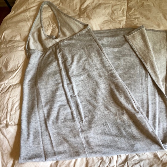 Anthropologie Saturday/Sunday grey halter dress M - Picture 2 of 3